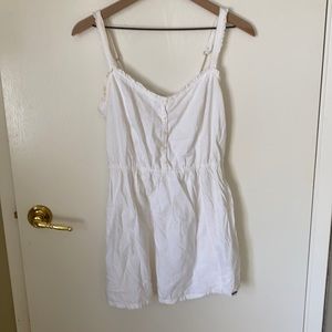 White eyelet dress hollister